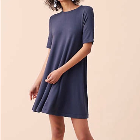 Lou & Grey Black Signature Soft Swing Dress - Picture 1 of 5
